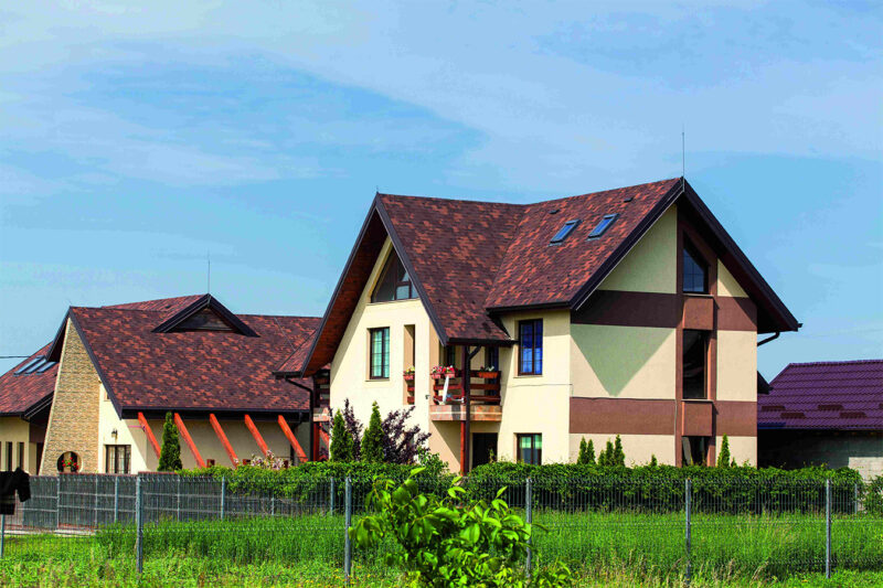 Casa acoperis sindrila bituminoasa gothik granule ceramizate din bazalt G EVO